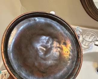Antique Copper Pot Lid