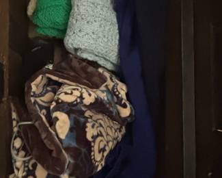 Assorted Knitted and Fleece Blankets or Throws