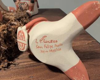 Nativity Scene Figures by R. Lucero, San Felipe Pueblo second image