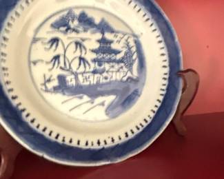 Blue Canton Pattern Plate