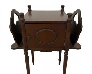 Antique Humidor Smoking Stand