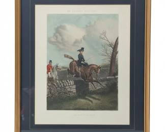Mr. Queens Hunting Showing the Way by Henry Thomas Alken