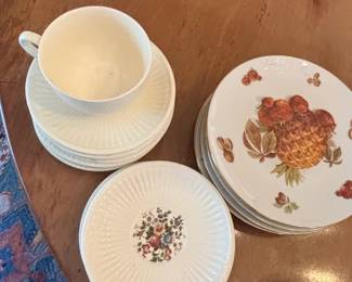 Vintage Mikasa Garden Harvest Fruit Pattern China Set