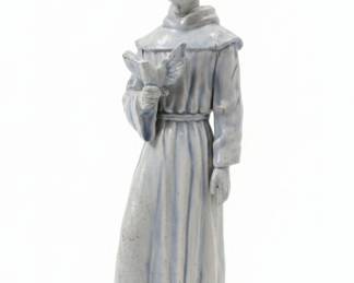 Saint Francis of Assisi Figurine with Bird