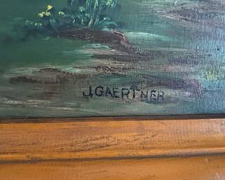 Oil Painting by J. Gaertner