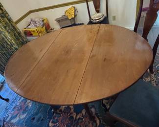 Ethan Allen Drop Leaf Dining Table