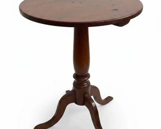 Antique TiltTop Pedestal Side Table