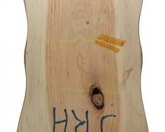 Unidentified Wooden Plaque with JRH inscription