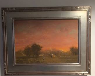 R.L. NaubO Landscape Oil Painting