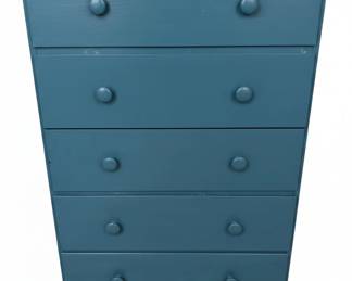 Ashley Simmenfort Navy Blue Drawer Chest