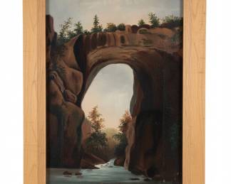 Natural Bridge, Virginia Oil Painting by Frederic Edwin Church