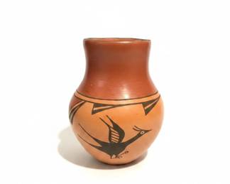 D.P. Lucero Zia Pueblo Pottery Vase