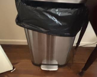 Brushed Stainless Steel Pedal Bin Trash Can