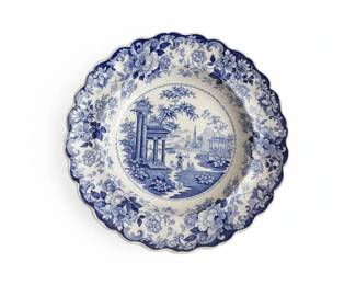 Blue Willow Pattern China Plates and Bowls second image