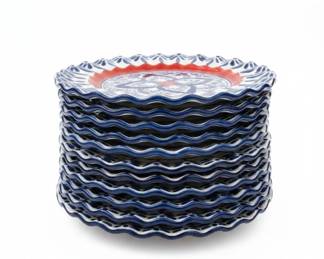 Traditions Ltd Hand Painted Ceramic Plates Talavera Style
