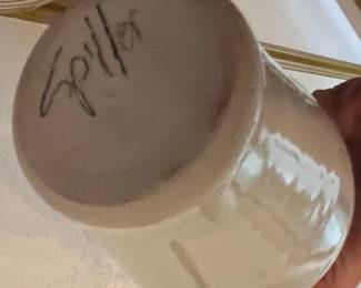 Signed Studio Pottery Vase by Ann Hanlin
