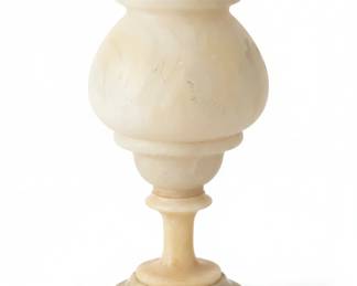Italian Alabaster Urn Table Lamp