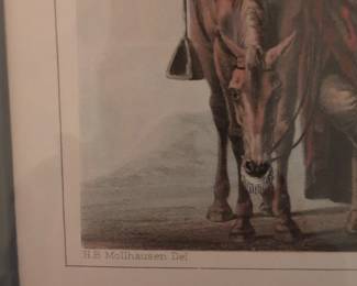 Navajos Lithograph by H.B. Mollhausen third image