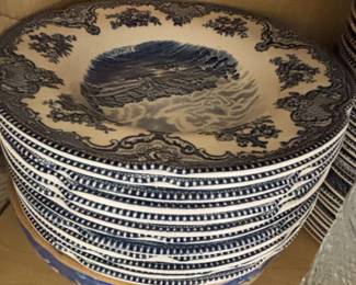 Johnson Brothers Old Britain Castles Blue Plates