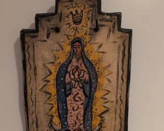 Our Lady of Guadalupe Retablo Plaque