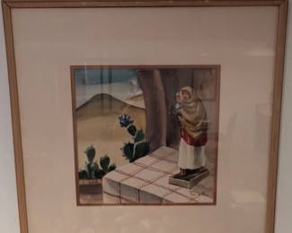 Paul L. Nain Watercolor Painting