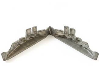 Vintage Aluminum Fishing Sinker Mold
