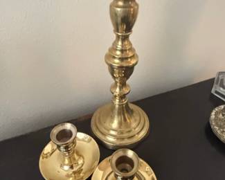 Baldwin Brass Candlesticks Set of