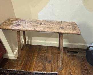 Antique Pig Bench