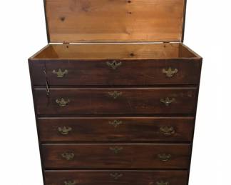 Antique Dower Chest or Hope Chest with Drawers