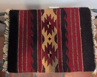 Zapotec Style Geometric Wool Rug