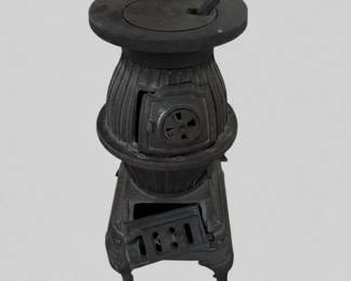 Cast Iron Potbelly Stove  US Stove Company Caboose Model