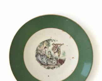 Decorative Plate with Pastoral Scene by Victoria Austria