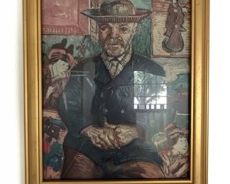 Portrait of Pre Tanguy by Vincent van Gogh