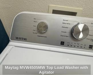 Maytag MVWMW Top Load Washer with Agitator
