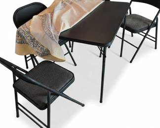 Folding Table and Chairs Set