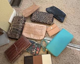 Assorted Womens Wallets and Purses