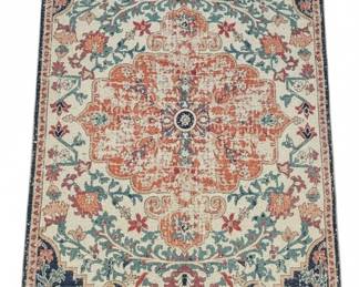 Vintage Persian Style Medallion Area Rug