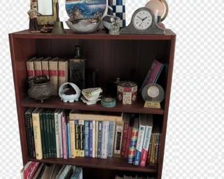 Nautical Themed Decorative Shelf with Assorted Collectibles