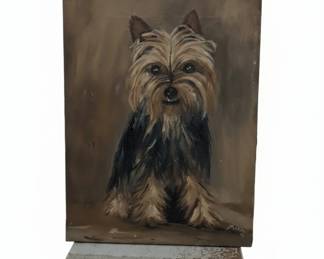 Yorkshire Terrier Portrait Painting