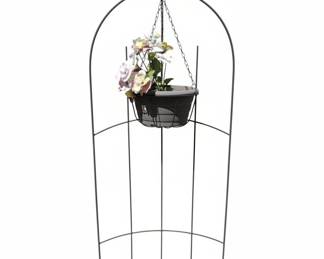 Panacea Scroll Top Double Basket Hanger