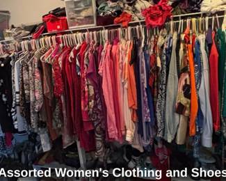Assorted Womens Clothing and Shoes