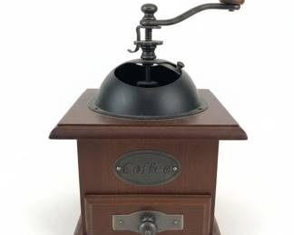 Antique Peugeot Frres Wooden Coffee Grinder