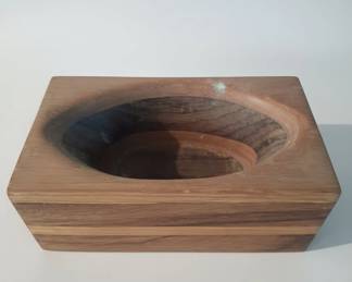 Layered Walnut Ashtray Bowl