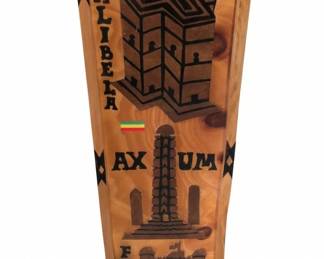 Ethiopian Cultural Wooden Wall Hanging