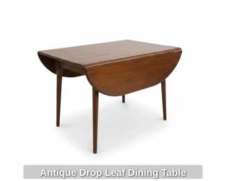 Antique Drop Leaf Dining Table