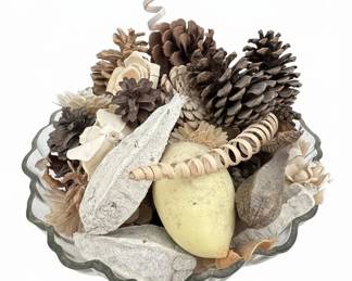 Potpourri Arrangement in Glass Bowl