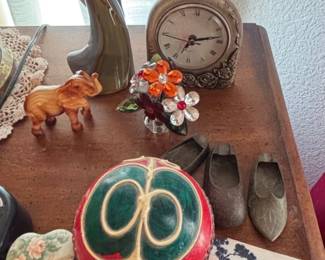 Assorted Decorative Trinkets and Collectibles