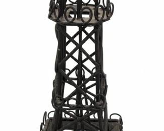 Eiffel Tower Metal Lamp Base