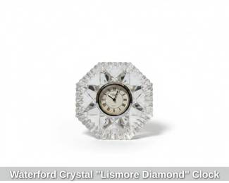 Waterford Crystal Lismore Diamond Clock second image