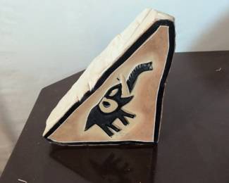 Mimbres Style Ceramic Elephant Sculpture